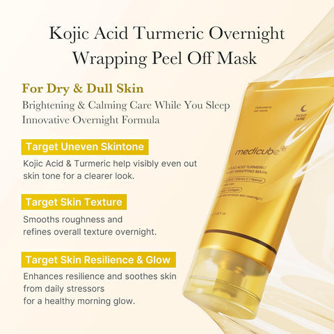Medicube - Kojic Acid Turmeric Night Wrapping Mask (Original)